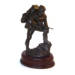 Afghanistan Point Man Para Statue (11 Inch, Resin Bronze)