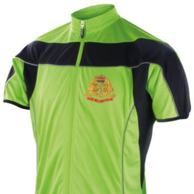 Short Sleeved Performance Bike Top - Lime Green - Airborne RMP