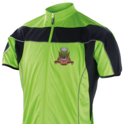 Short Sleeved Performance Bike Top - Lime Green - Canada Airborne