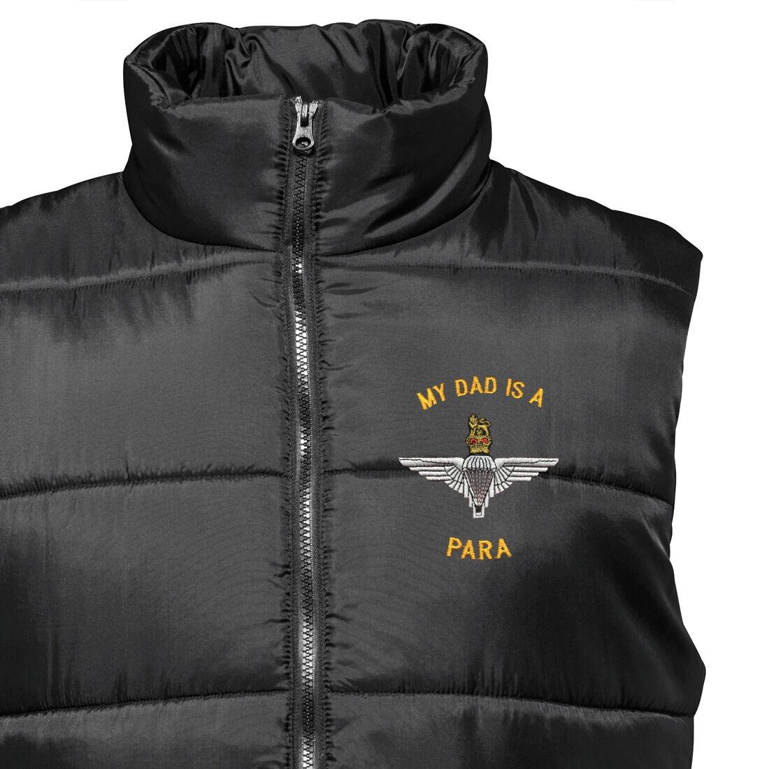 Bodywarmer / Gillet - Black - My Dad Is A Para (Para)