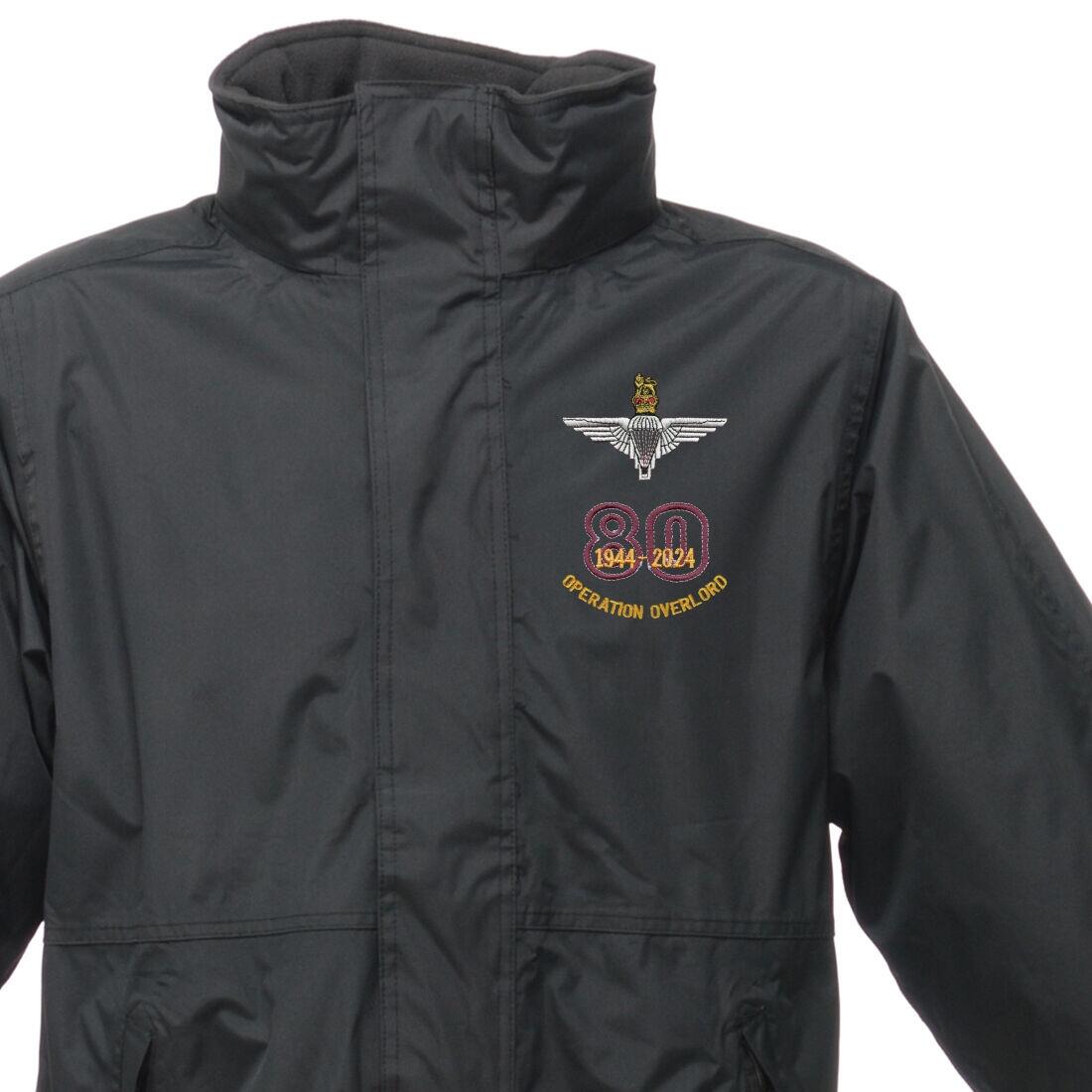 Weatherproof Jacket - Black - Operation Overlord 80th (Para)