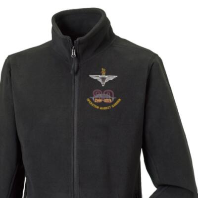 Fleece Jacket - Black - Operation Market Garden 80th (Para)