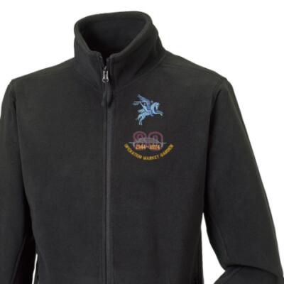 Fleece Jacket - Black - Operation Market Garden 80th (Pegasus)
