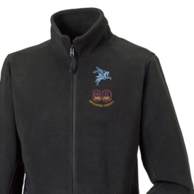 Fleece Jacket - Black - Operation Varsity 80th (Pegasus)