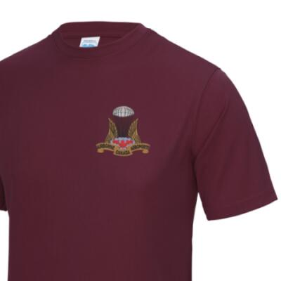 Gym/Training T-Shirt - Maroon - Canada Airborne