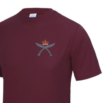 Gym/Training T-Shirt - Maroon - Gurkhas