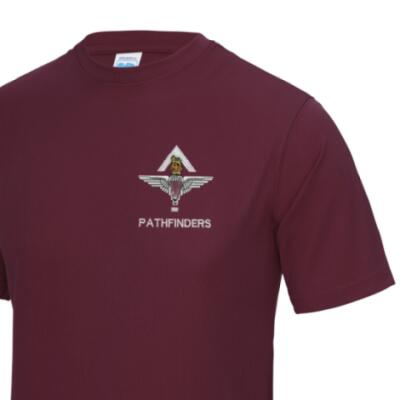 Gym/Training T-Shirt - Maroon - Pathfinders