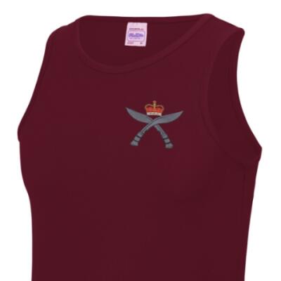 Gym/Training Performance Vest - Maroon - Gurkhas