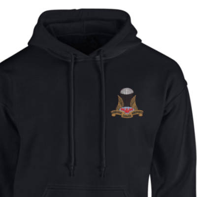 Hoody - Black - Canada Airborne