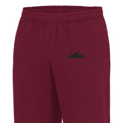 Joggers - Maroon - Jump Wings (Black Subdued)