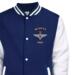 Kids Varsity Jacket - Navy Blue / White - My Dad Is A Para (Para)