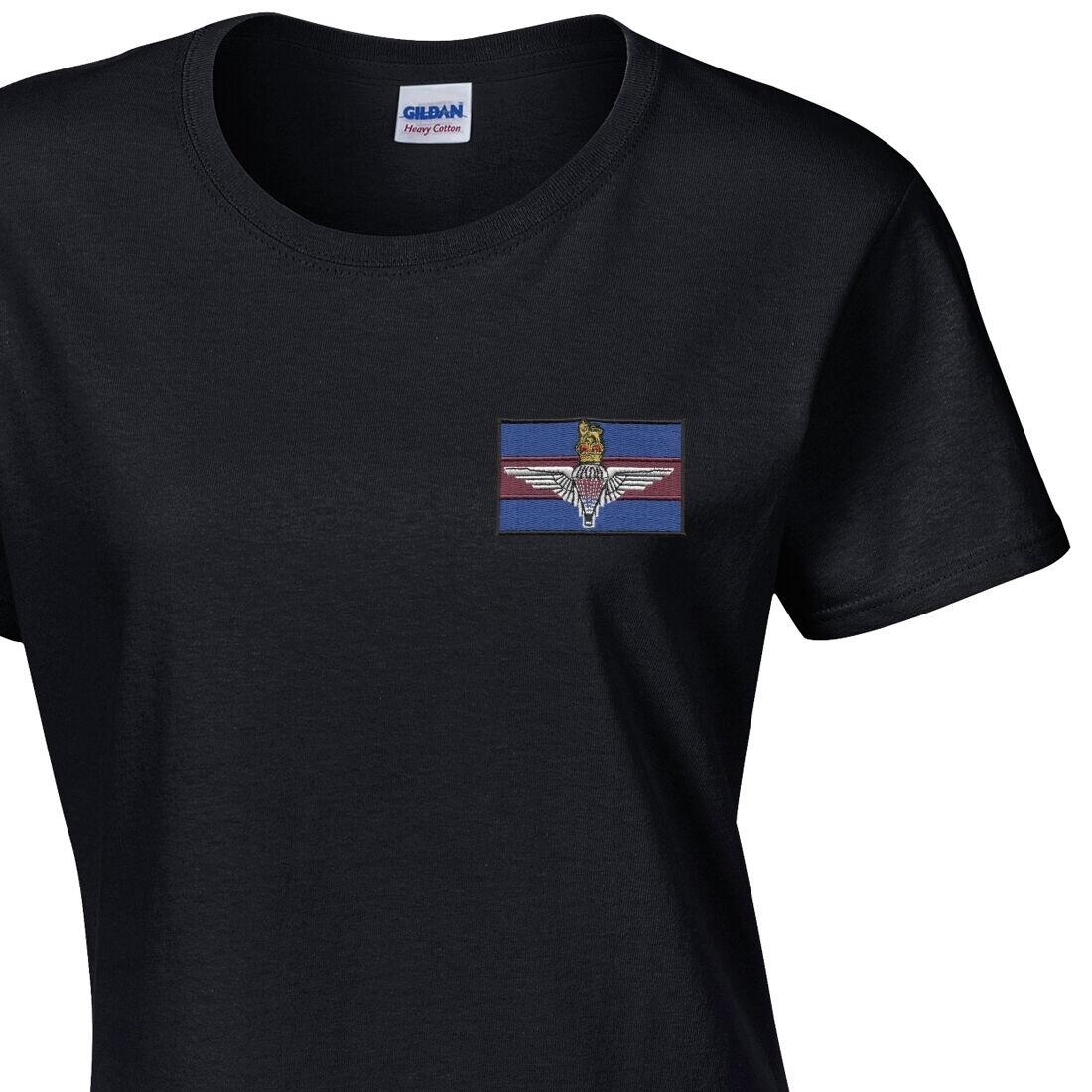 Lady's Crew Neck T-Shirt - Black - Para Guards