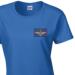 Lady's Crew Neck T-Shirt - Royal Blue - Para Guards
