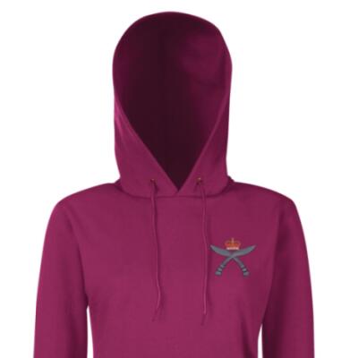 Lady's Hoody - Maroon - Gurkhas