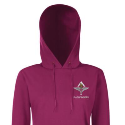Lady's Hoody - Maroon - Pathfinders