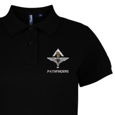 Lady's Polo Shirt - Black - Pathfinders