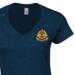 Lady's V-Neck T-Shirt - Navy Blue - Airborne RMP