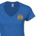 Lady's V-Neck T-Shirt - Royal Blue - Airborne RMP