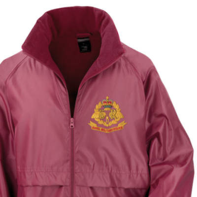 Lightweight Fleece Lined Jacket - Maroon - Airborne RMP