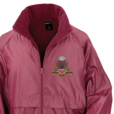 Lightweight Fleece Lined Jacket - Maroon - Canada Airborne