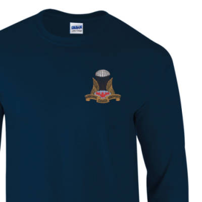 Long Sleeved T-Shirt - Navy - Canada Airborne