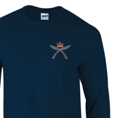 Long Sleeved T-Shirt - Navy - Gurkhas