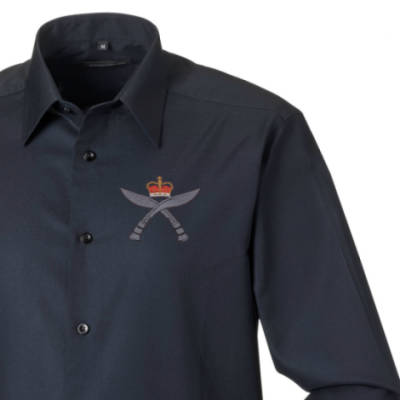 Long Sleeved Shirt - Black - Gurkhas