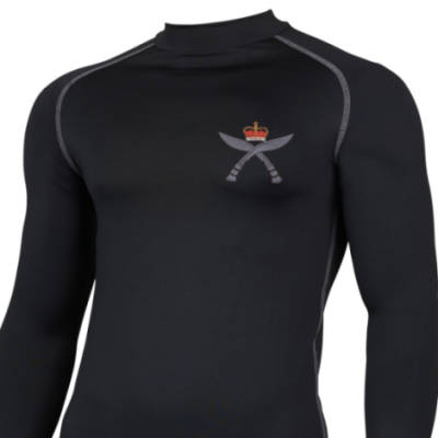 Long Sleeved Thermal Top - Black - Gurkhas