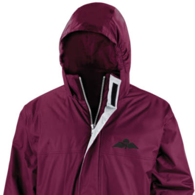 Parka Jacket - Maroon - Jump Wings (Black Subdued)