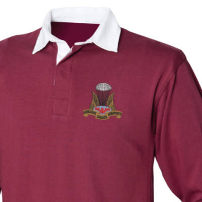 Rugby Shirt - Maroon - Canada Airborne