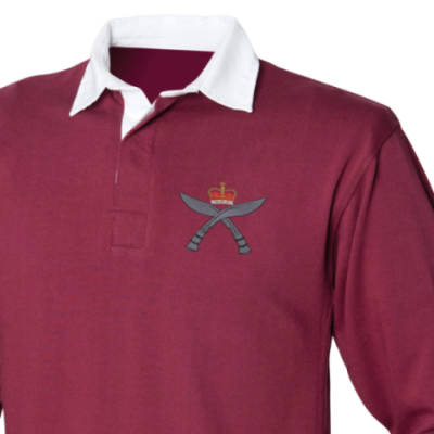 Rugby Shirt - Maroon - Gurkhas