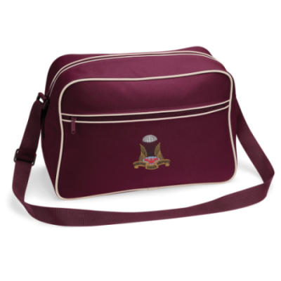 Retro Shoulder Bag - Maroon - Canada Airborne