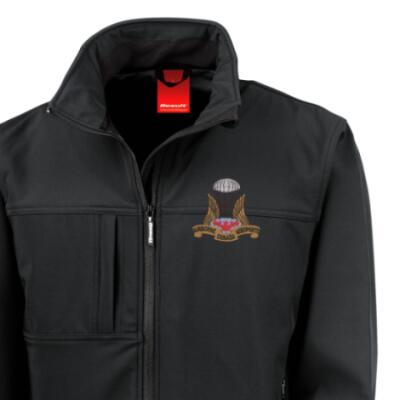 Softshell Jacket - Black - Canada Airborne