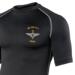 Short Sleeved Rash Top - Black - My Dad Is A Para (Para)