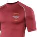 Short Sleeved Rash Top - Maroon - My Dad Is A Para (Para)