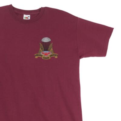 T-Shirt - Maroon - Canada Airborne