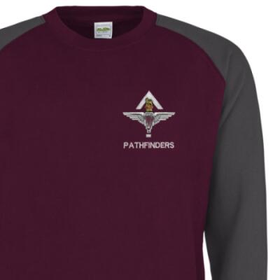 Two-Tone Sweatshirt - Maroon / Grey - Pathfinders