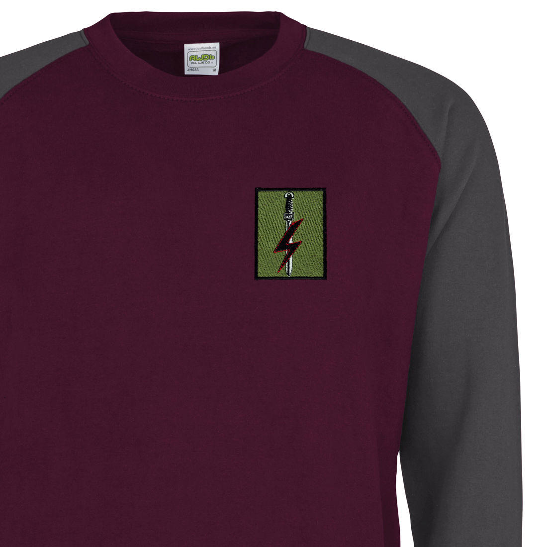 Two-Tone Sweatshirt - Maroon / Grey - SFSG