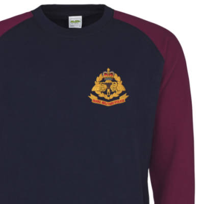 Two-Tone Sweatshirt - Navy / Maroon - Airborne RMP