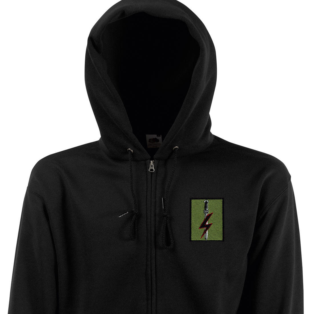Zip Up Hoody - Black - SFSG