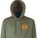 Zip Up Hoody - Olive Green - Airborne RMP